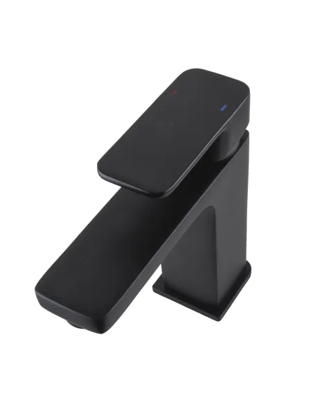 Смеситель для раковины в ванной Globus Lux Milano GLM-0401-10-BB черный - 4