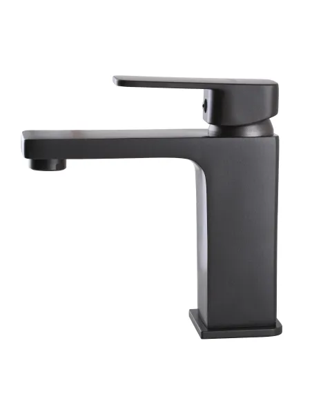 Змішувач для умивальника Globus Lux Milano GLM-401-11-Graphite, латунь, графіт - 3