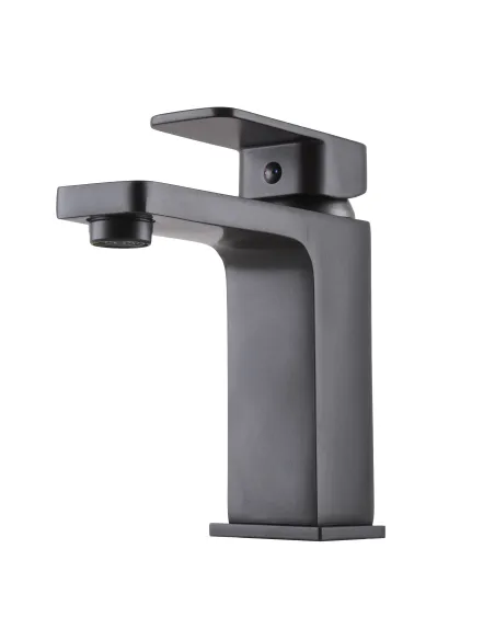 Змішувач для умивальника Globus Lux Milano GLM-401-11-Graphite, латунь, графіт - 4