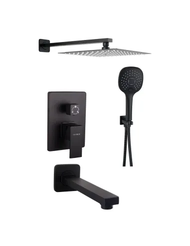 Душевая система скрытого монтажа Globus Lux Smart GLM-305L-BB с душевым набором - 2