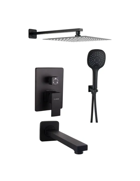 Душевая система скрытого монтажа Globus Lux Smart GLM-305L-BB с душевым набором - 2