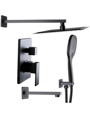 Душевая система скрытого монтажа Globus Lux Smart GLM-305L-BB с душевым набором - 6