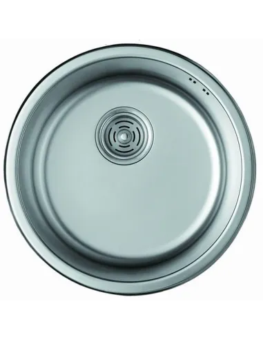 Кухонная мойка круглая Mira MR 510 S Matt 0.6, нержавеющая сталь - 2