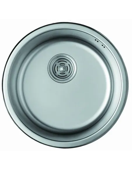 Кухонная мойка круглая Mira MR 510 S Matt 0.6, нержавеющая сталь - 2