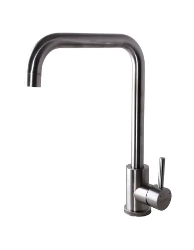 Змішувач для кухні Ecomix Alpen SBT3-203L, нержавіюча сталь. - 2