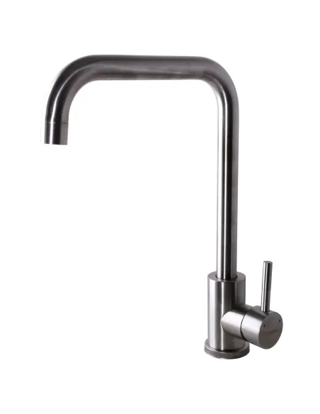 Змішувач для кухні Ecomix Alpen SBT3-203L, нержавіюча сталь. - 2