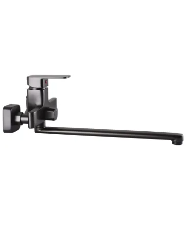 Смеситель для ванны с душем Globus Lux Milano GLM-208N-11-Graphite, латунь, графит - 2