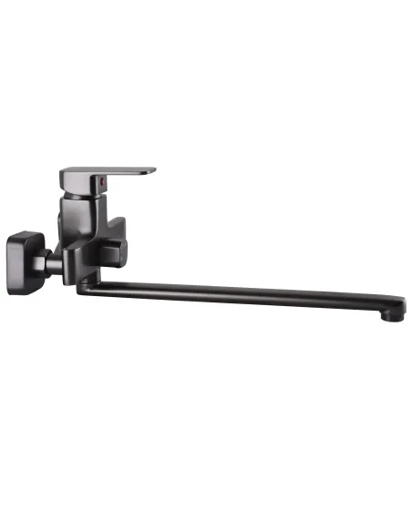 Смеситель для ванны с душем Globus Lux Milano GLM-208N-11-Graphite, латунь, графит - 2