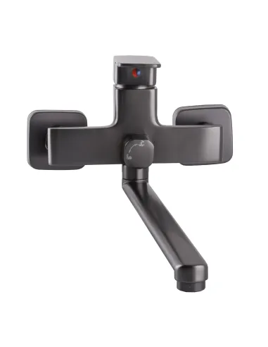 Смеситель для ванны с душем Globus Lux Milano GLM-208N-11-Graphite, латунь, графит - 3