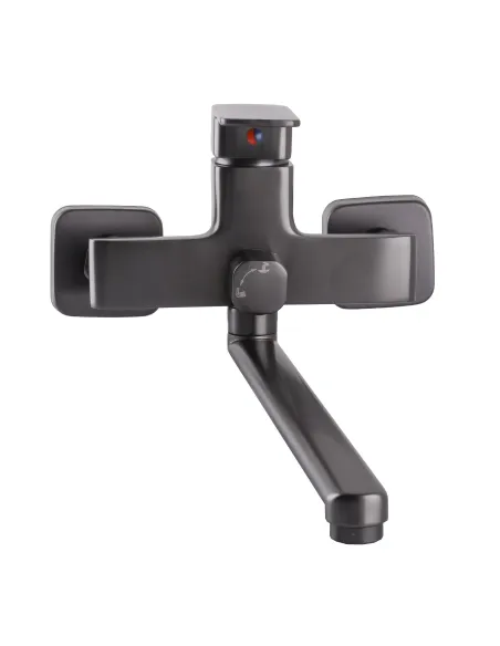 Смеситель для ванны с душем Globus Lux Milano GLM-208N-11-Graphite, латунь, графит - 3