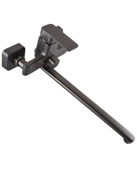 Смеситель для ванны с душем Globus Lux Milano GLM-208N-11-Graphite, латунь, графит - 4