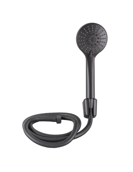 Смеситель для ванны с душем Globus Lux Milano GLM-208N-11-Graphite, латунь, графит - 5