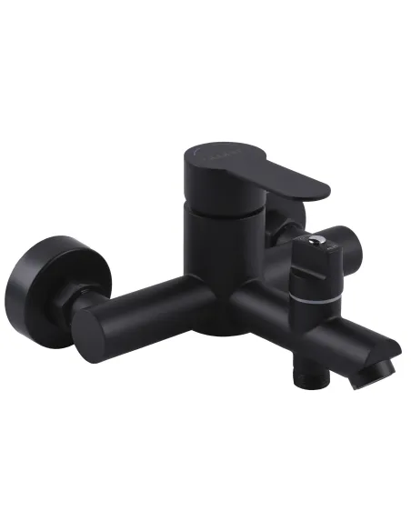 Смеситель для ванны с душем Globus Lux Alpen SBT4-102NE-BB, нержавеющая сталь, черный - 1