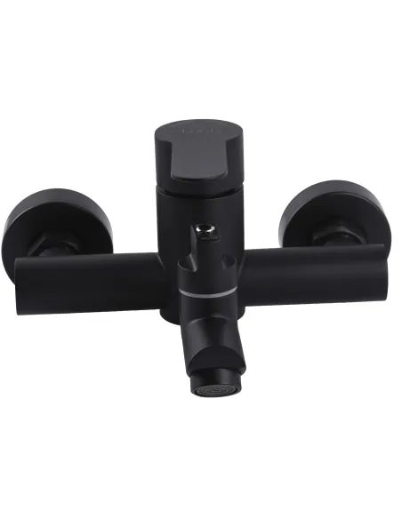 Смеситель для ванны с душем Globus Lux Alpen SBT4-102NE-BB, нержавеющая сталь, черный - 4