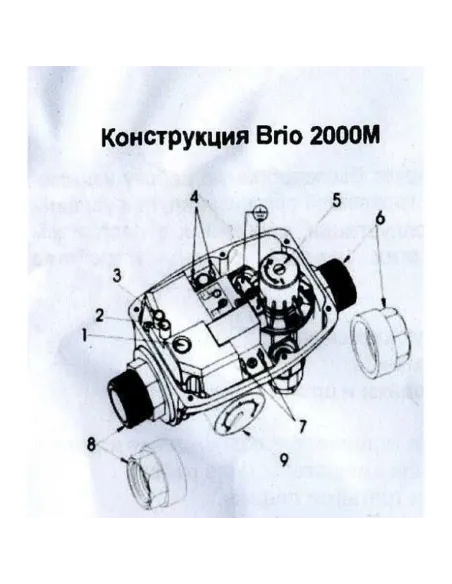 Контроллер с защитой сухого хода Brio 2000 автомат - 3