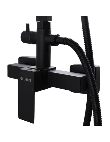 Душова система Globus Lux Sicilia SBQ-SH-125-BB чорна - 2