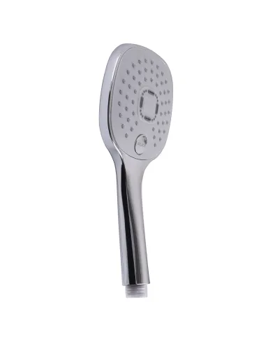 Лійка для душу Globus Lux NS-003-00, 2 режими, хром, сіра - 4