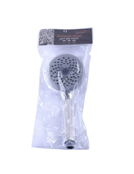 Лійка для душу Globus Lux NS-104-P, 3 режими, хром, сіра - 2