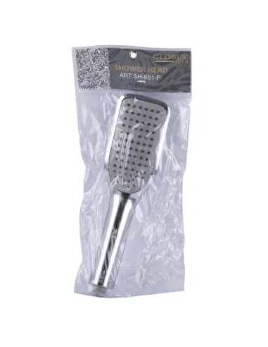 Лейка для душа ручная Globus Lux SH651-P 1 режим, хром, серая - 4
