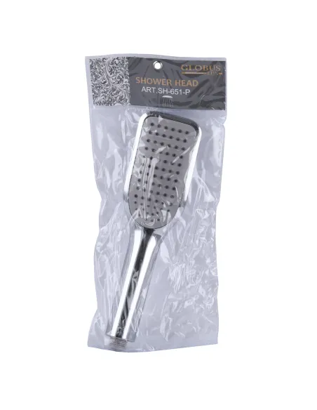 Лейка для душа ручная Globus Lux SH651-P 1 режим, хром, серая - 4