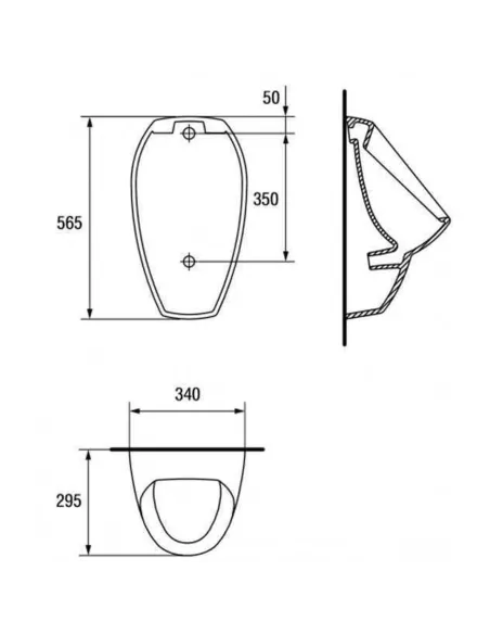 Писсуар Cersanit Apollo А100 - 3