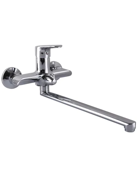 Змішувач для ванни Domino Bilbao DBB-208 з гусаком 350 мм. - 1