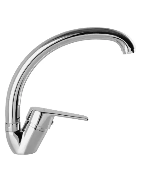 Смеситель для кухни Domino Blitz DBC-203S-WH хром - 1