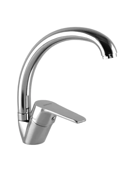 Смеситель для кухни Domino Blitz DBC-203S-WH хром - 2