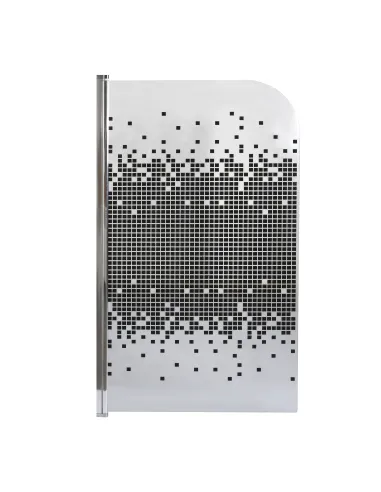 Стеклянная шторка для ванной Bravo Elba 80В Mosaic прозрачная - 2