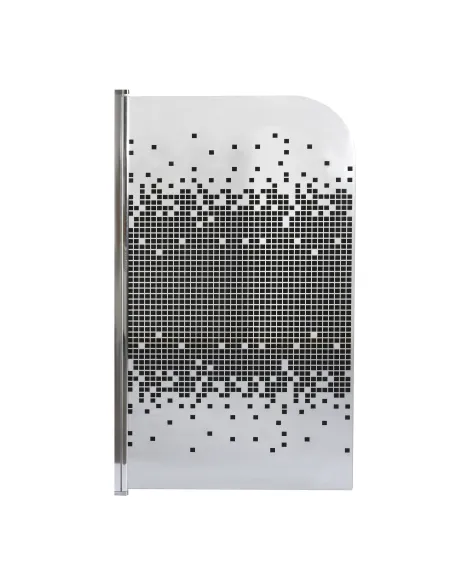 Стеклянная шторка для ванной Bravo Elba 80В Mosaic прозрачная - 2