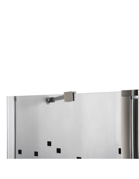 Стеклянная шторка для ванной Bravo Enza 120B Mosaic прозрачная - 3