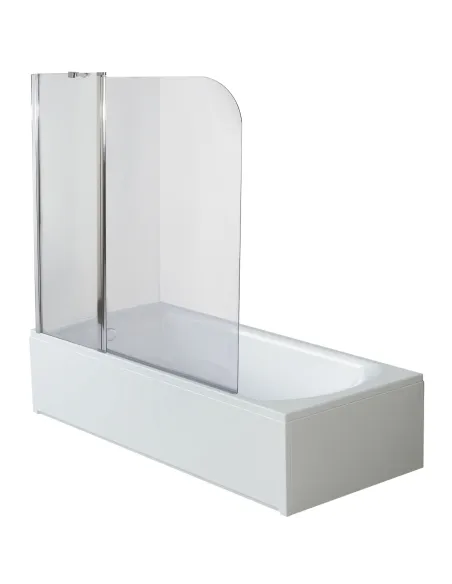 Стеклянная шторка для ванной Bravo Enza 120T прозрачная - 1