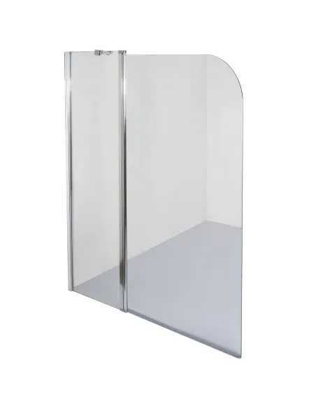 Стеклянная шторка для ванной Bravo Enza 120T прозрачная - 3