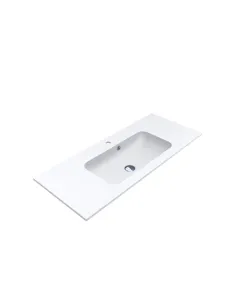 Умивальник для ванної Miraggio Della 1000 Single Mirasoft, 451х1101х134 мм - 1
