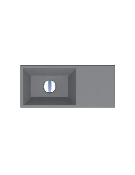 Умивальник для ванної Miraggio Copper 500 Mirastone Gray, 220х500х100 мм - 4