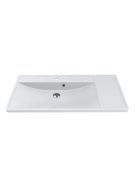 Умивальник для ванної Miraggio Sacramento 1000C Mirasoft, 481х1001х124 мм - 4