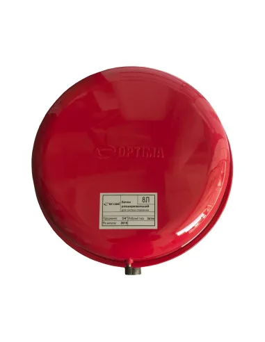 Расширительный бак плоский Optima 8 литров, для систем отопления - 2