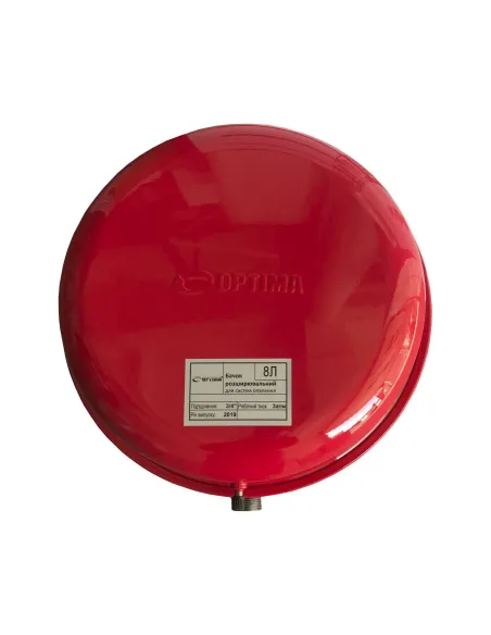 Расширительный бак плоский Optima 8 литров, для систем отопления - 2