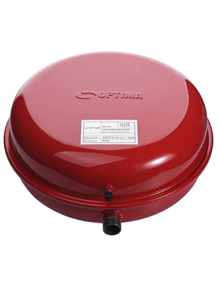 Расширительный бак плоский Optima 10 литров, для систем отопления - 1
