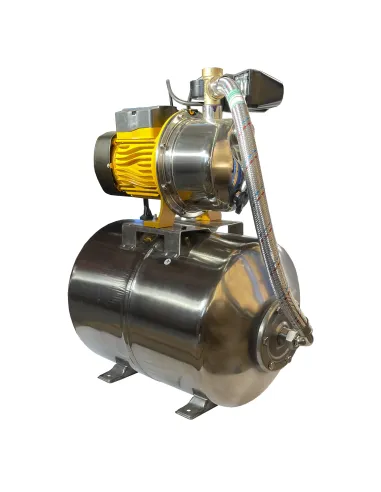 Насосна станція Optima JET100S-PL-50INOX 1.1 кВт, нержавіючий бак 50 літрів - 2