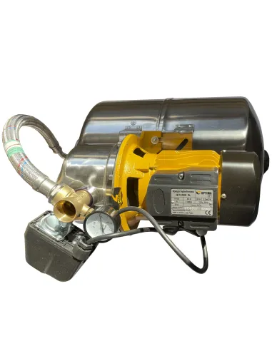 Насосна станція Optima JET100S-PL-50INOX 1.1 кВт, нержавіючий бак 50 літрів - 3