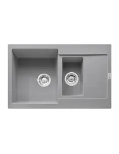 Мийка кухонна кам`яна прямокутна Franke Maris MRG 651-78, 780x500x200 мм, сірий камінь - 1