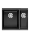Мийка кухонна кам`яна прямокутна Franke Sirius SID 160, 560x440x200 мм, чорна - 1