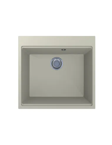 Мийка кухонна кам`яна прямокутна Miraggio Lagoon 540 Jasmine, 510x541x215 мм - 6