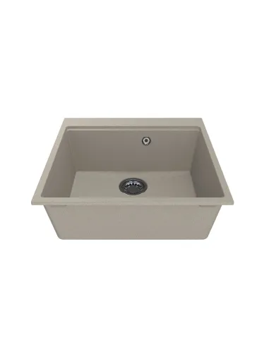 Мийка кухонна кам`яна прямокутна Miraggio Lagoon 540 Sand, 510x541x215 мм - 5