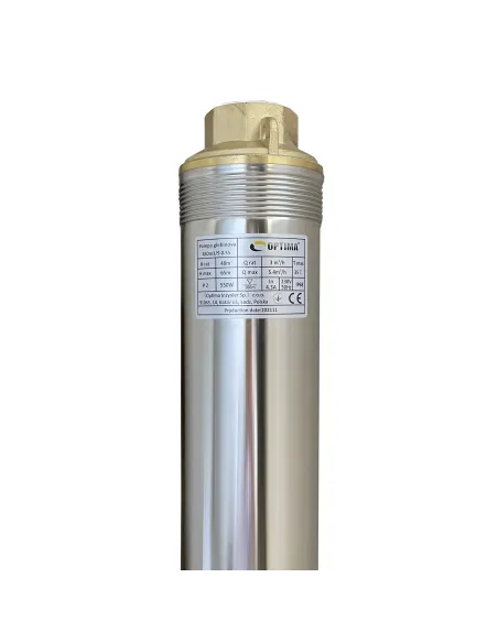 Центробежный глубинный насос Optima 4SDm 3/9 0.55 кВт, пульт, кабель 1.5 метра - 2