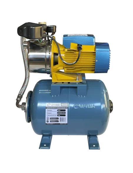 Насосна станція Optima JET150S Prime-24 1.3 кВт, бак 24 літри - 1