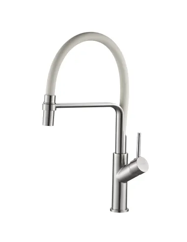 Смеситель для кухни с гибким изливом Globus Lux Denver Flex GDF-32-08-06, бежевый - 2