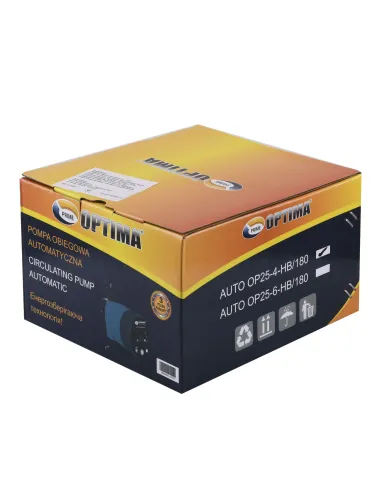 Циркуляційний насос Optima Prime OP25-40 Auto 180 мм з гайками - 5