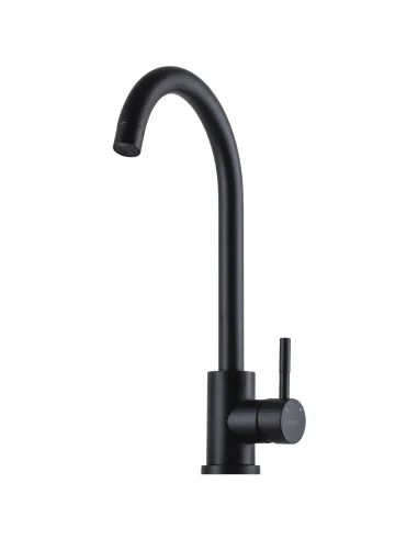 Змішувач для кухні Globus Lux Alpen SBT1-203S-BB, нержавіюча сталь, чорний - 2